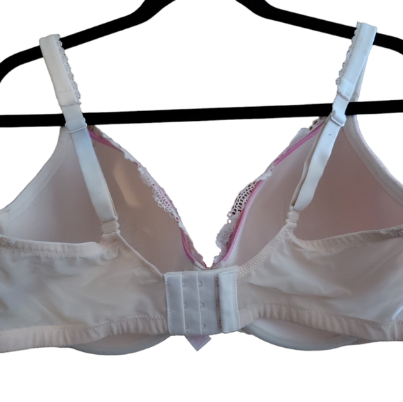 Pink Rhinestone/Lace  Bra - Picture 3 of 4